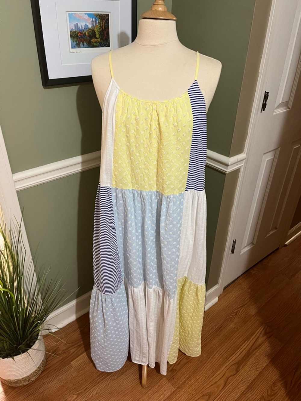 FRNCH Sacha Patchwork Maxi Dress - Picture 4 of 7
